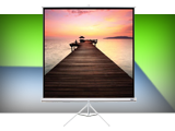 Buhl 70x70 Tripod Projector Screen Rental