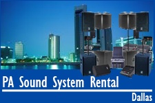 Pa System Dallas Rentals